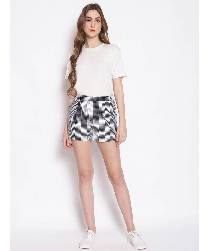 Gingham Style Women's Shorts