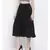 Black East Pleated Women Skirt