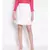 Icy White Women's Trumpet Schiffli Skirt