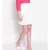 Icy White Women's Trumpet Schiffli Skirt