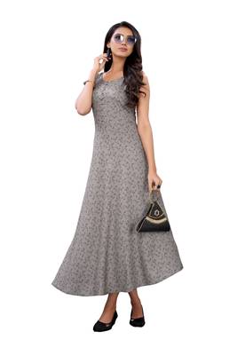 Grey printed rayon ethnic-kurtis 4