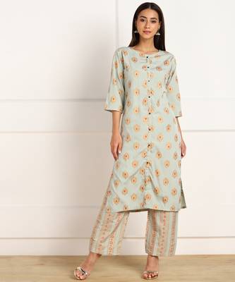 Multicolor printed crepe kurtas-and-kurtis 1