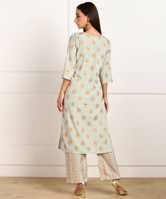 Multicolor printed crepe kurtas-and-kurtis 2