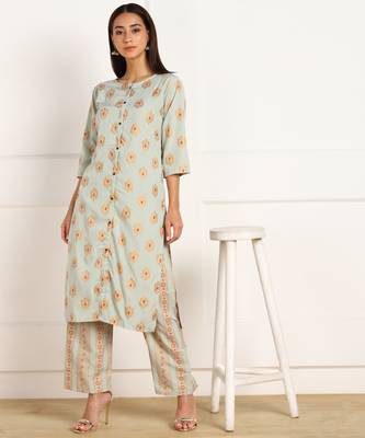 Multicolor printed crepe kurtas-and-kurtis 4