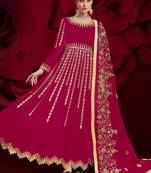 Rani Pink Georgette Anarkali Salwar Kameez
