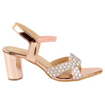 Do Bhai Women Stylish Heeled Sandals 2