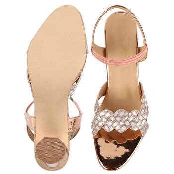 Do Bhai Women Stylish Heeled Sandals 3