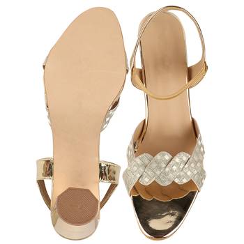Do Bhai Women Stylish Heeled Sandals 3