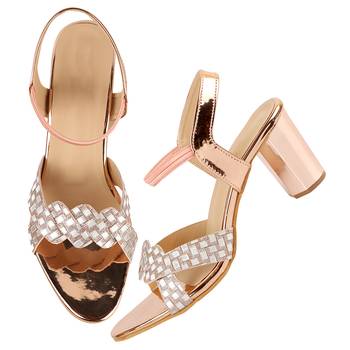 Do Bhai Women Stylish Heeled Sandals 5