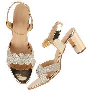 Do Bhai Women Stylish Heeled Sandals 5