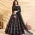 Black Frensh Silk Zari and 3mm sequins embroidered lehenga choli for party