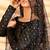 Black Frensh Silk Zari and 3mm sequins embroidered lehenga choli for party