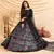 Black Frensh Silk Zari and 3mm sequins embroidered lehenga choli for party