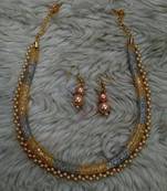 Elegent Choker Style Necklace  Gold Moti Set Bollywood style For Women & Girls