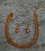 Elegent Choker Style Necklace  Moti Set Bollywood style For Women & Girls