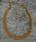 Elegent Choker Style Necklace  White Moti Set Bollywood style For Women & Girls