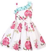 Red cotton casual frock Derss