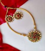 Elegant High Quality Multicolor Stones Choker Set For Women  & Girls