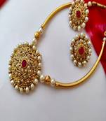 Elegant High Quality White Stones Choker Set For Women