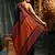 Blue woven cotton saree with blouse