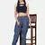 INDIGO PRINTED PANT
