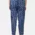 INDIGO PRINTED PANT