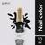 La Perla - CH Piano Nail Paint - Black Matte|Dark Green Matte|Violet Red Matte