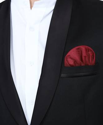 Black plain cotton bandhgala-suit 4