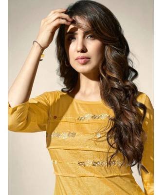 Yellow Kurta with Bottom 2