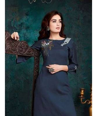 Blue Silk Kurta with Bottom 2