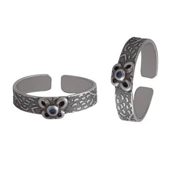 Blue CZ Butterfly Toe Ring- TR500 1