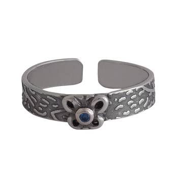 Blue CZ Butterfly Toe Ring- TR500 2