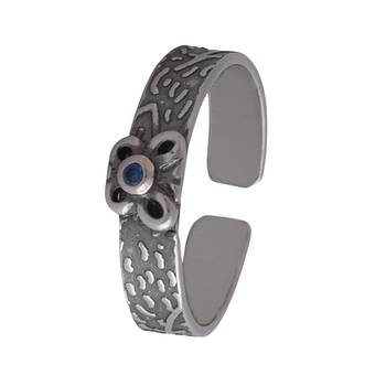 Blue CZ Butterfly Toe Ring- TR500 3