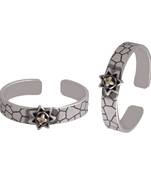 Star In Block Toe Ring-TR497
