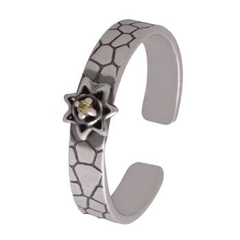 Star In Block Toe Ring-TR497 3