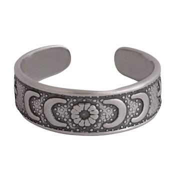 Moon & Stars Silver Toe Ring-TR489 2