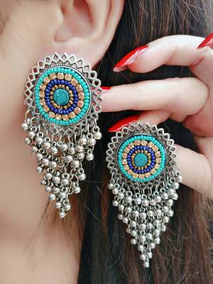 Palace Unique simple Designed Blue Earrings set for Women 1
