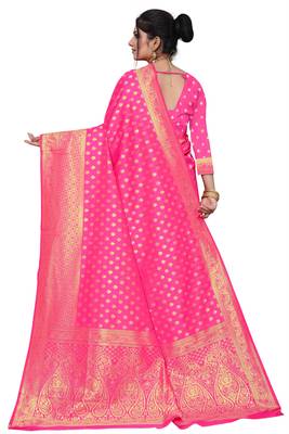 Banarasi Art Silk Saree Zari Woven Saree 3
