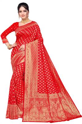 Banarasi Zari Woven Saree 1