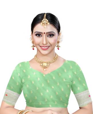 green SILK SAREE 4