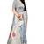 Grey woven silk blend saree with blouse