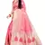 pink woven art silk saree with blouse