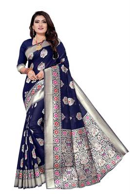 Banarasi Art Silk Saree Mina 1