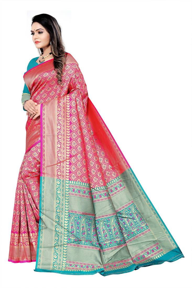 Banarasi Art Silk Saree Mina