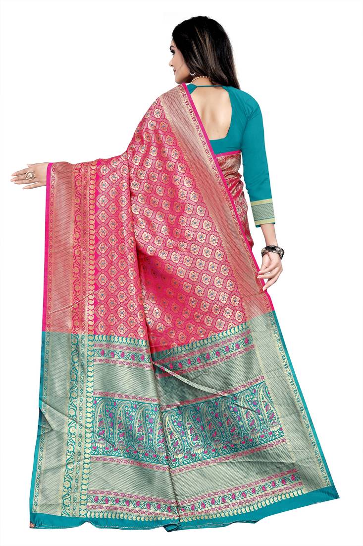 Banarasi Art Silk Saree Mina