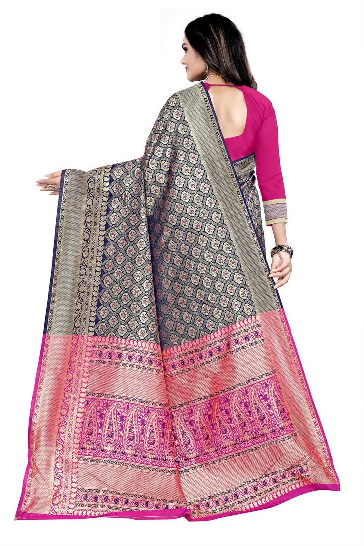 Banarasi Zari  Saree Mina