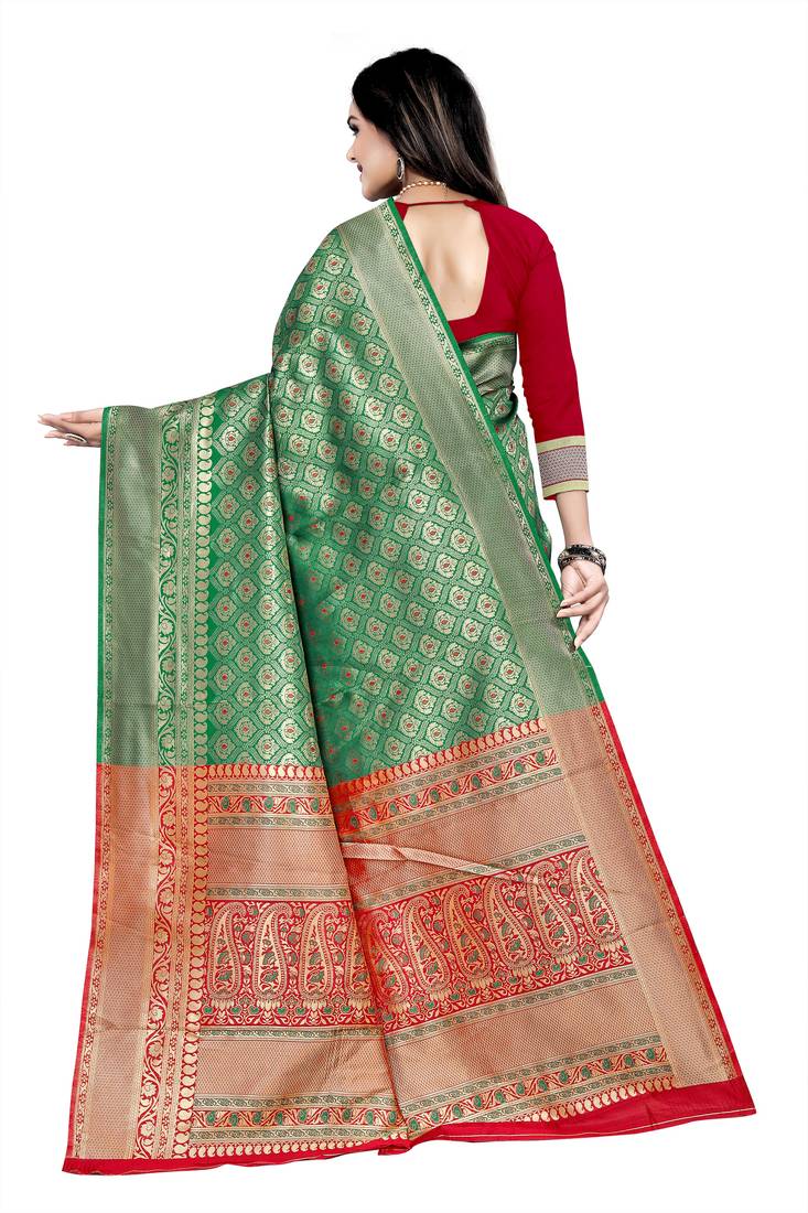 Banarasi Art Silk Saree Mina