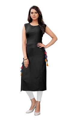 Women's Rayon Plain Readymade Kurti 1