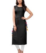 Women's Rayon Plain Readymade Kurti