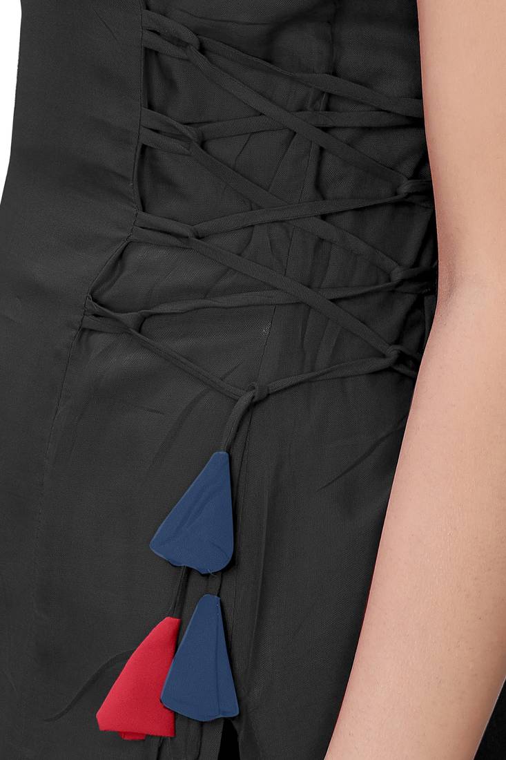 Women's Rayon Plain Readymade Kurti